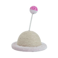 HKM-8744509 Sisal Cat Claw Grinding Ball - Durable Round 12cm Cat Scratching Toy