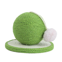 HKM-8744509 Sisal Cat Claw Grinding Ball - Durable Round 12cm Cat Scratching Toy