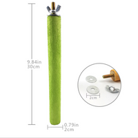 HKM-8745789 Colorful Natural Quartz Sand Grinding Claw Stick for Small and Medium Birds