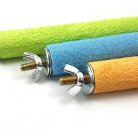 HKM-8745789 Colorful Natural Quartz Sand Grinding Claw Stick for Small and Medium Birds