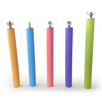 HKM-8745789 Colorful Natural Quartz Sand Grinding Claw Stick for Small and Medium Birds