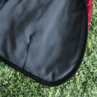 HKM-8746685 Autumn and Winter Cotton Clothes for Medium to Large Dogs in Dark Jujube Red and Black