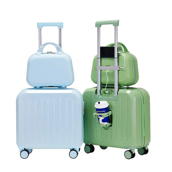 HKM-874707 Children's Hard Shell Carry-On Trolley Case for Travel and Luggage