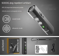 HKM-8747581 Portable Ultrasonic Dog Repellent Device with 10m Range for Cats, Snakes, and Mice