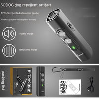 HKM-8747581 Portable Ultrasonic Dog Repellent Device with 10m Range for Cats, Snakes, and Mice