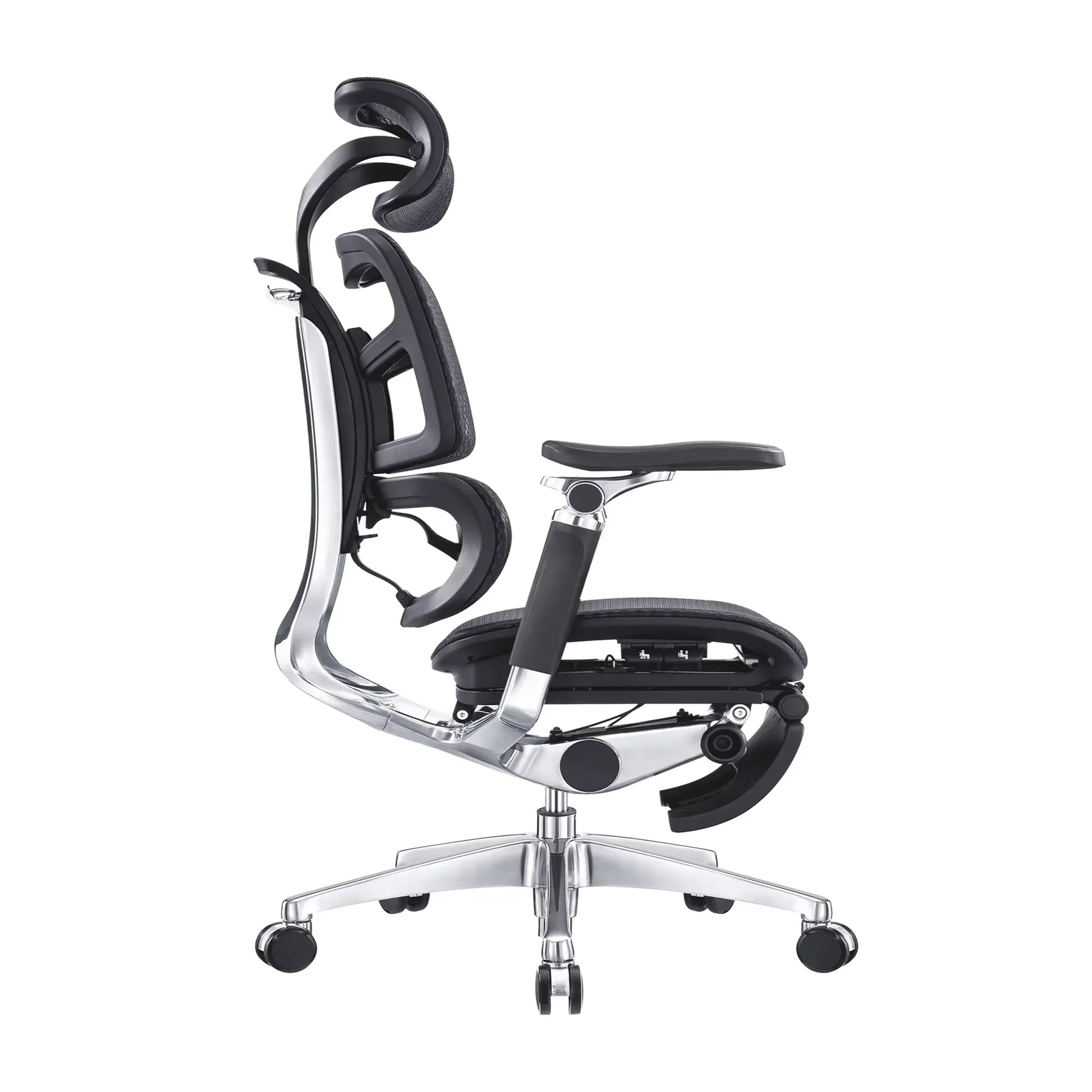 HKM-874771 Ergonomic Heavy-Duty 7D Reclining Office Chair with Armrests and Swivel Base