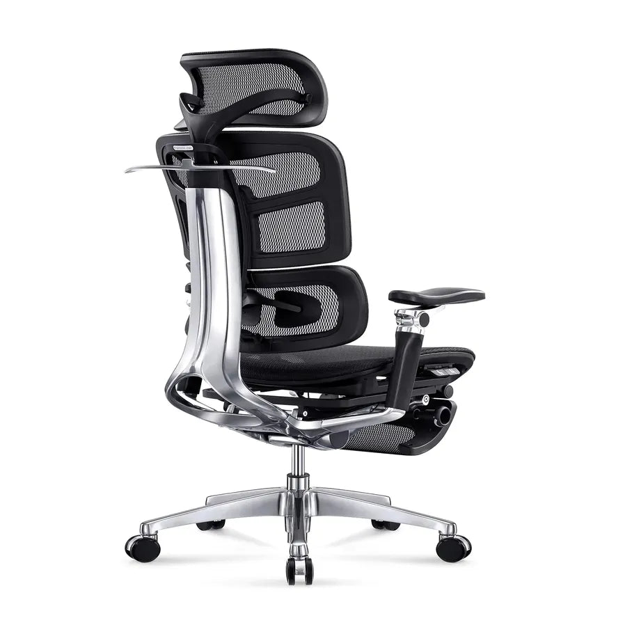 HKM-874771 Ergonomic Heavy-Duty 7D Reclining Office Chair with Armrests and Swivel Base