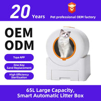 HKM-874771 Large Capacity Automatic Self-Cleaning Cat Litter Box with App Control and Easy Clean Design