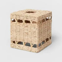 HKM-874899 Water Hyacinth 6-Piece Bathroom Accessory Set for Natural Home Decor