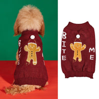 HKM-8749885 Festive Pet Apparel with Santa Claus, Christmas Tree, and Snowflake Designs - Sizes XS to L