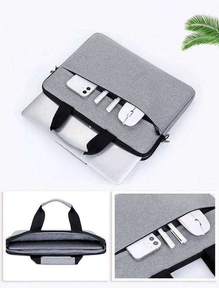 HKM-875027 Durable Waterproof Laptop Sleeve Case for 13-15.6 Inch Laptops with Shoulder Strap