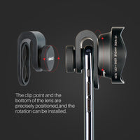 HKM-875027 Wide-Angle 238° Fisheye Lens for Mobile Phones - 0.2X Magnification, M14 Mount