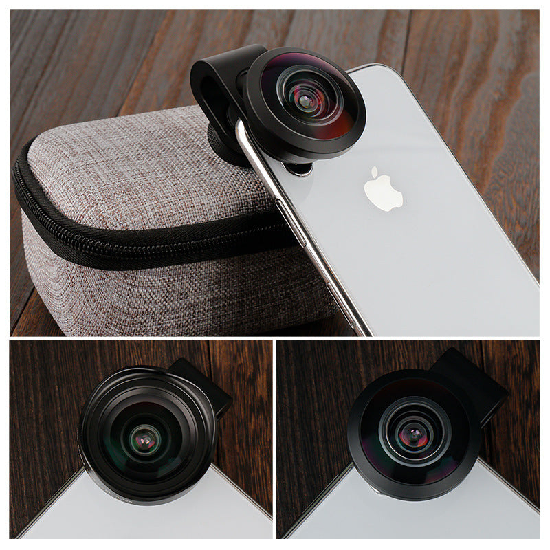 HKM-875027 Wide-Angle 238° Fisheye Lens for Mobile Phones - 0.2X Magnification, M14 Mount