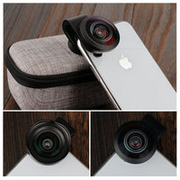HKM-875027 Wide-Angle 238° Fisheye Lens for Mobile Phones - 0.2X Magnification, M14 Mount