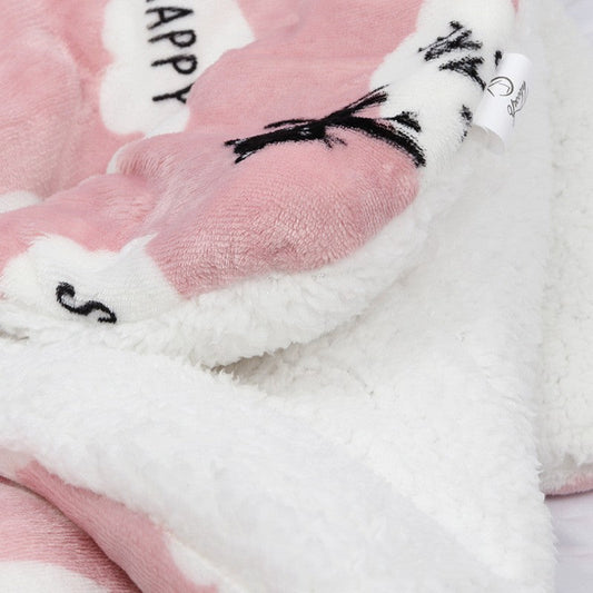 HKM-8750909 Thickened Lamb Velvet Mat for Dogs and Cats, Warm Universal Cushion for All Seasons