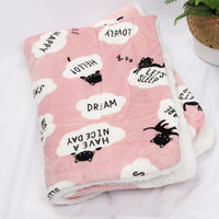 HKM-8750909 Thickened Lamb Velvet Mat for Dogs and Cats, Warm Universal Cushion for All Seasons