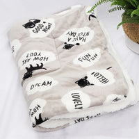 HKM-8750909 Thickened Lamb Velvet Mat for Dogs and Cats, Warm Universal Cushion for All Seasons