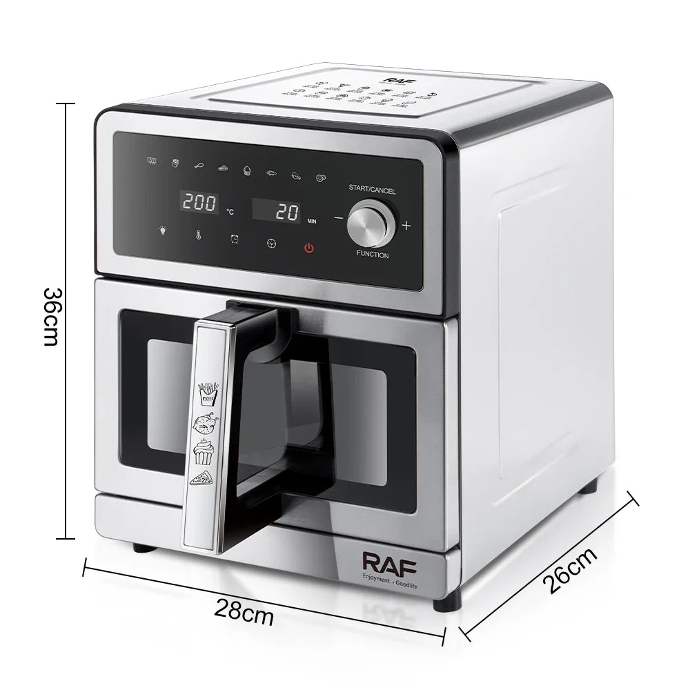 HKM-875219 Multi-Function Electric Air Fryer Toaster Oven with Smart Cooking Features