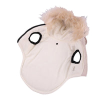 HKM-8752445 Fur Tie Hat Casual Dog Vest in Cool Black, Army Green, Red, and Beige, Sizes S-XXL