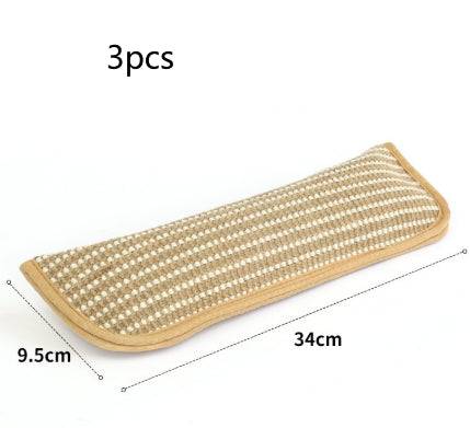 HKM-8752701 Catnip-Infused Sisal Scratching Pillow Toy for Cats - Available in Small and Large Sizes