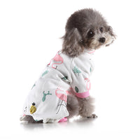 HKM-8754493 Cozy Cotton Pet Home Wear Pajamas in Multiple Fun Designs
