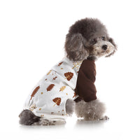 HKM-8754493 Cozy Cotton Pet Home Wear Pajamas in Multiple Fun Designs