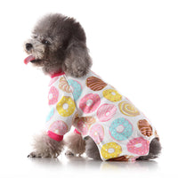 HKM-8754493 Cozy Cotton Pet Home Wear Pajamas in Multiple Fun Designs