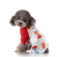 HKM-8754493 Cozy Cotton Pet Home Wear Pajamas in Multiple Fun Designs