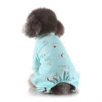 HKM-8754493 Cozy Cotton Pet Home Wear Pajamas in Multiple Fun Designs