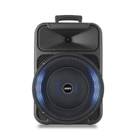 HKM-875475 Portable 12 Inch Audio Speaker with Bluetooth, USB, FM Radio, Karaoke, LED Light and TWS Function