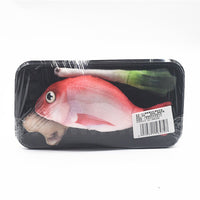HKM-8754877 Plush Cat Fish Toy Set with Red Fish and Green Onion & Ginger Accessories