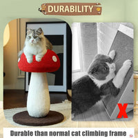 HKM-8755517 Large L-Shape Cat Scratching Board with Ball Toy - 23.6 Inch Wall-Mounted Scratcher for Indoor Cats
