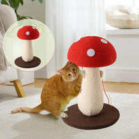 HKM-8755517 Large L-Shape Cat Scratching Board with Ball Toy - 23.6 Inch Wall-Mounted Scratcher for Indoor Cats
