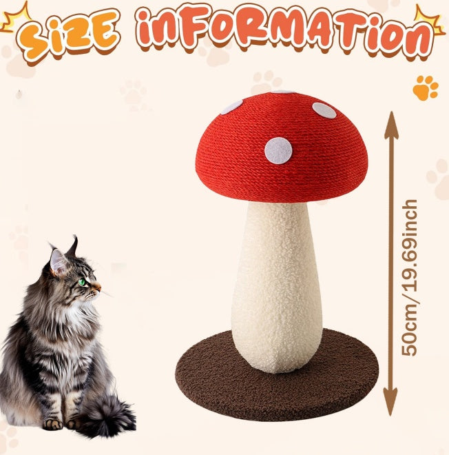 HKM-8755517 Large L-Shape Cat Scratching Board with Ball Toy - 23.6 Inch Wall-Mounted Scratcher for Indoor Cats