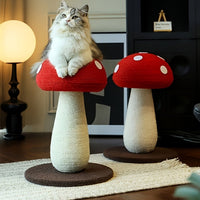 HKM-8755517 Large L-Shape Cat Scratching Board with Ball Toy - 23.6 Inch Wall-Mounted Scratcher for Indoor Cats