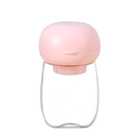 HKM-8755901 Foldable and Portable Outdoor Drinking Cup for Pets - 300ml Plastic in Pink, White, and Light Green