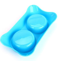 HKM-8756029 Eco-Friendly Silicone Dog Bowl - Non-Toxic Double Pet Feeder with Non-Slip Design