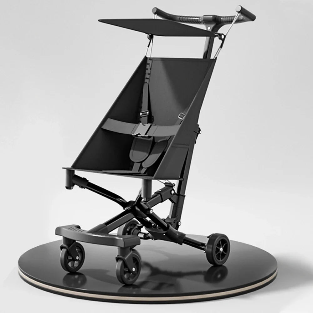 HKM-875667 Lightweight Aluminium Frame Compact Folding Stroller with Canopy for Infants