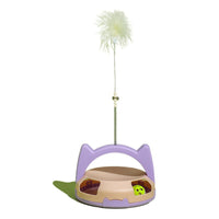 HKM-8757309 Interactive Spinning Ball Cat Toy - Durable Bite-Resistant Pet Play Stick
