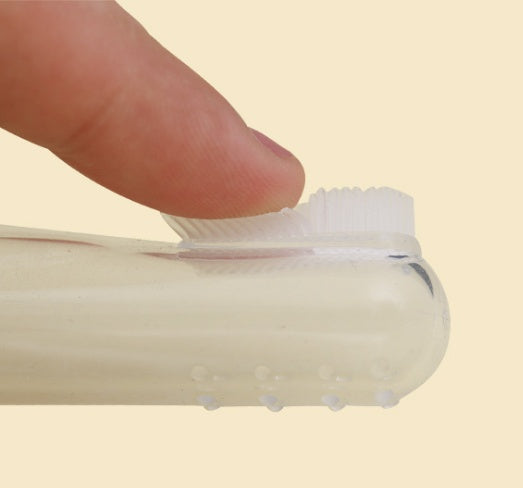 HKM-8757693 Super Soft Silicone Finger Toothbrush for Newborn Oral Care
