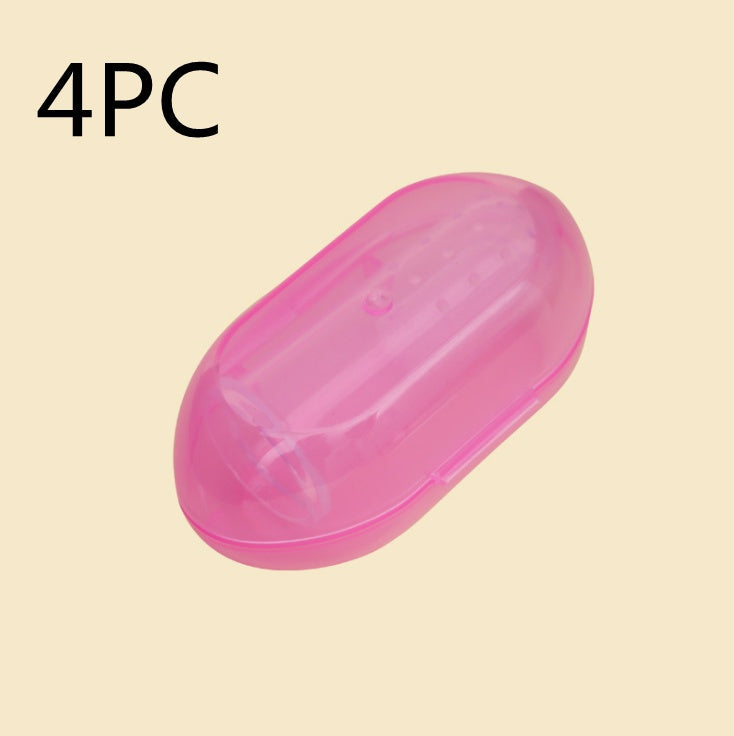 HKM-8757693 Super Soft Silicone Finger Toothbrush for Newborn Oral Care