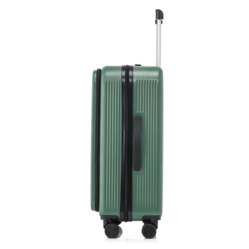 HKM-875859 Carry-On Trolley with Easy-Access Laptop Pocket for Business Travel
