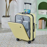 HKM-875859 Carry-On Trolley with Easy-Access Laptop Pocket for Business Travel