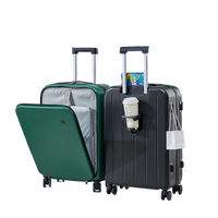 HKM-875859 Carry-On Trolley with Easy-Access Laptop Pocket for Business Travel