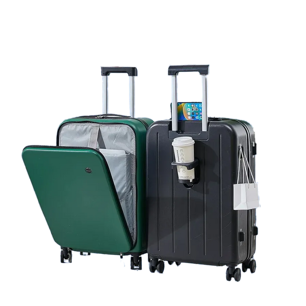 HKM-875859 Carry-On Trolley with Easy-Access Laptop Pocket for Business Travel