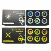 HKM-875859 Cell Phone Radiation Protection Stickers - Nano-Anion Silicone for Battery Life and EMF Shielding - 6 Pack