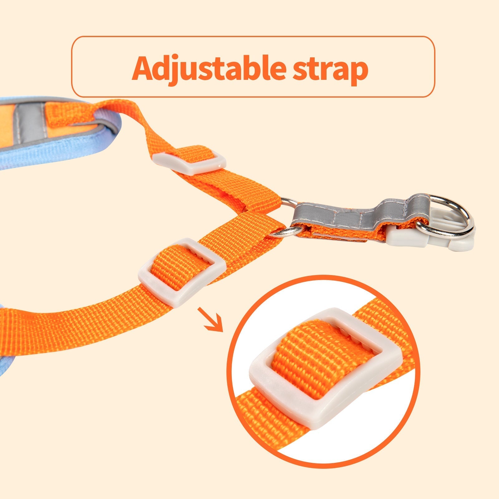HKM-8759101 Adjustable Anti-Breaking Dog Harness with Haulage Rope - Available in Multiple Colors