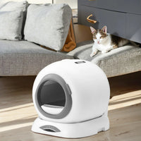 HKM-875923 Smart Automatic Cat Litter Box with App Control and 65L Capacity for Easy Cleaning