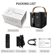 HKM-875987 Portable 1080P Mini LCD LED Projector - High-Definition Home Cinema Experience