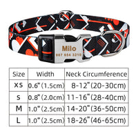 HKM-8761661 Personalized Eco-friendly Adjustable Dog Collar with Engraved ID Tag for All Breeds
